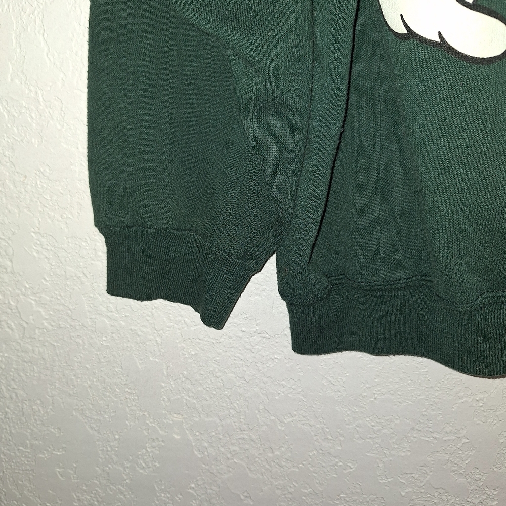 Mickey & Co 90s Mickey Mouse And Friends Green Pullover XL VINTAGE Made USA - Picture 5 of 6